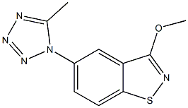 5-(METHYLTETRAZOLYL)-3-METHOXY-BENZISOTHIAZOLE