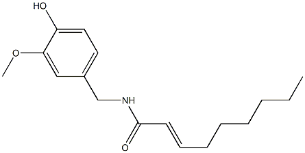 VANILLYLNONENYLAMIDE Structure