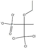 DIMETHYL(1-METHOXY-2,2,2-TRICHLOROETHYL)-PHOSPHONATE 化学構造式