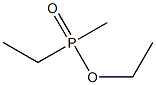 O-ETHYLMETHYLETHYLPHOSPHINATE 化学構造式