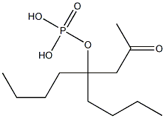 DIBUTYL3-OXOBUTYLPHOSPHATE Struktur