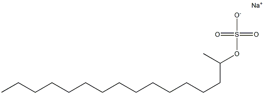 2-HEXADECYLSULPHATE,SODIUMSALT 结构式