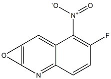 6-FLUORO-5-NITROQUINOLINEN-OXIDE Structure