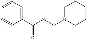 S-PIPERIDINEOMETHYLTHIOBENZOATE,,结构式