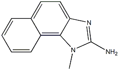 2-AMINO-1-METHYLNAPHTHO(2,1-D)IMIDAZOLE Structure