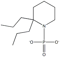 DI-N-PROPYLPIPERIDINOPHOSPHONATE,,结构式