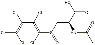 N-ACETYL-S-(1,2,3,4,4-PENTACHLOROBUTADIENYL)-L-CYSTEINESULPHOXIDE|