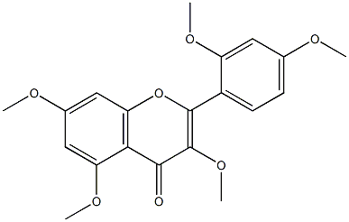 MORINPENTAMETHYLETHER Structure