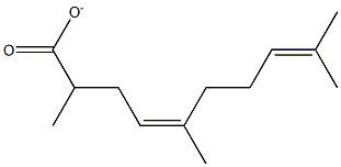 2-CIS-3,7-DIMETHYL-2,6-OCTADIEN-1-YLPROPIONATE 结构式