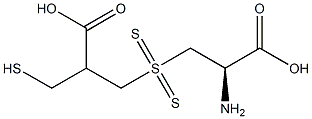 S-(2-CARBOXY-3-MERCAPTOPROPYL)CYSTEINE,DISULPHIDE,,结构式