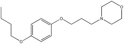 MORPHOLINE,4-(3-(PARA-BUTOXYPHENOXY)PROPYL)-