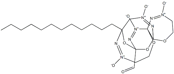 DODECYLTETRAOXYETHYLENEOXYACETALDEHYDE Struktur