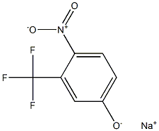 3-TRIFLUOROMETHYL-4-NITROPHENOL,SODIUMSALT Structure