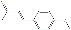 4-(PARA-METHOXYPHENYL)-3-BUTENE-2-ONE,,结构式