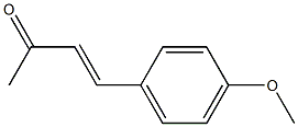 4-(PARA-METHOXYPHENYL)-3-BUTENE-2-ONE 结构式