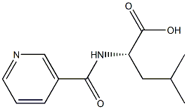 N-NICOTINOYL-L-LEUCINE Struktur