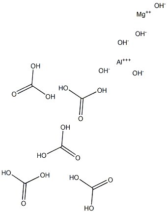 ALUMINIUMMAGNESIUMCARBONATEHYDROXIDE Structure