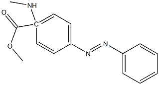 4-METHOXYCARBONYL-N-METHYL-4-AMINOAZOBENZENE,,结构式