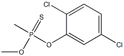 O-(2,5-DICHLOROPHENYL)O-METHYLMETHYLPHOSPHONOTHIONATE 化学構造式