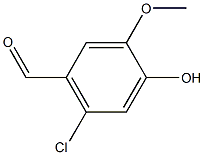 6-CHLOROVANILLIN 结构式