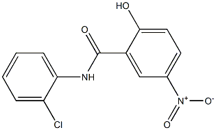2'-CHLORO-5-NITROSALICYLANILIDE 结构式