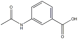 3-ACETAMINOBENZOICACID 结构式