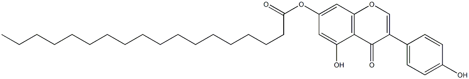 GENISTEIN7-STEARATE Struktur