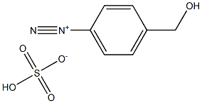 4-(HYDROXYMETHYL)BENZENEDIAZONIUMSULPHATE,,结构式