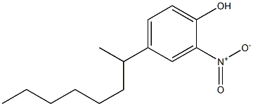 2-NITRO-4-(1-METHYLHEPTYL)PHENOL,,结构式