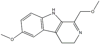 METHOXYHARMALANE Structure