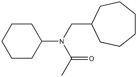TRANS-N-ACETYL-4-CYCLO-HEPTYLMETHYLCYCLOHEXYLAMINE,,结构式