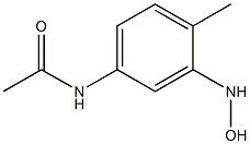 4-ACETYLAMINO-2-HYDROXYLAMINOTOLUENE Structure