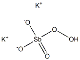 POTASSIUMHYDROXOANTIMONATE 化学構造式