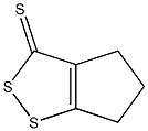 5,6-DIHYDROCYCLOPENTA(C)-1,2-DITHIOLE-3(4H)-THIONE 化学構造式