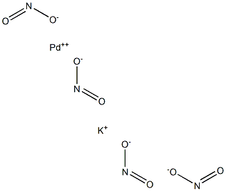 POTASSIUMPALLADIUM(II)TETRANITRITE 结构式