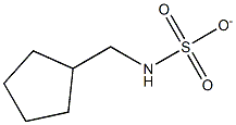 CYCLOPENTYLMETHYLSULFAMATE Structure