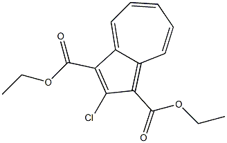 DIETHYL-2-CHLOROAZULENE-1,3-DICARBOXYLATE Structure