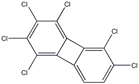 HEXACHLOROBIPHENYLENE Struktur