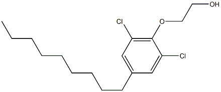 2,6-DICHLORO-4-NONYLPHENYL2-HYDROXYETHYLETHER Structure