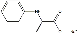 ALANINE,PHENYL,DL-,SODIUMSALT 化学構造式