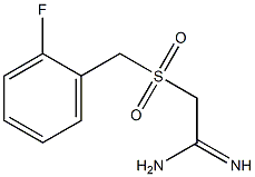 2-(2-FLUOROPHENYLMETHANESULPHONYL)ACETAMIDINE