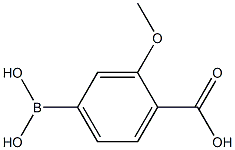 4-Carboxy-3-methoxyphenylboronicacid Struktur