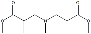 2-甲基-3,3'-甲亚氨基双丙酸二甲酯,,结构式