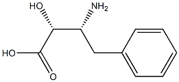 (2R,3R)-3-Amino-2-hydroxy-4-phenyl-butanoic acid 化学構造式