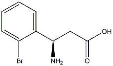 (R)-3-Amino-3-(2-bromo-phenyl)-propanoic acid Structure