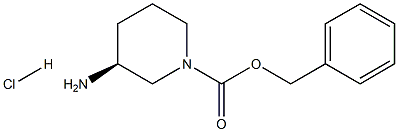 (s)-n-cbz-3-amino-piperidine Hydrochloride Struktur