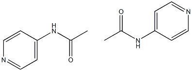 4-乙酰氨基吡啶,,结构式