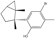  4-bromo-2-[(1S,2R)-1,2-dimethyl-2-bicyclo[3.1.0]hexyl]-5-methyl-phenol