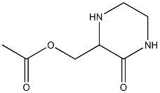2-羰基-3-哌嗪乙酸甲酯, , 结构式