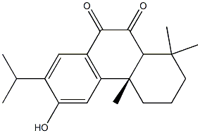 (4aS)-6-hydroxy-1,1,4a-trimethyl-7-propan-2-yl-2,3,4,10a-tetrahydrophenanthrene-9,10-dione Structure